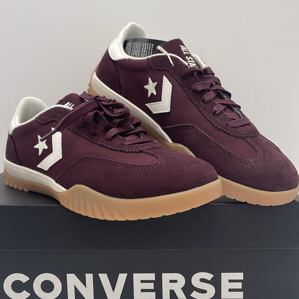 Converse WMNS RUN STAR TRAINER OX BLOODSTONE/EGRET/WHITE A13360C Sneakers - Picture 4 of 16